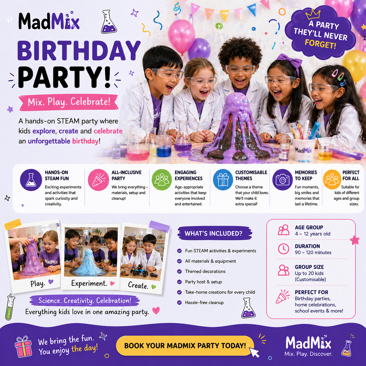 Madmix Birthday Blast (From $22)
