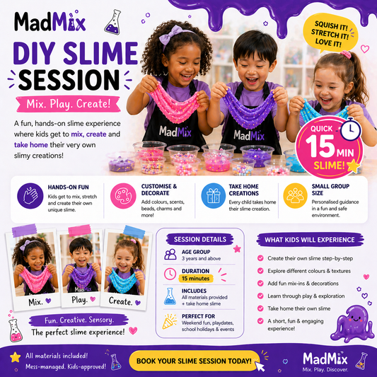 Madmix DIY Slime Session (From$18)